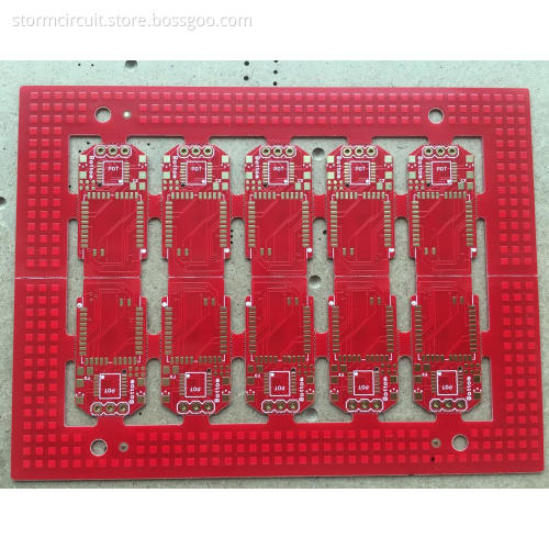0.4mm FR4 Red ENIG  PCB